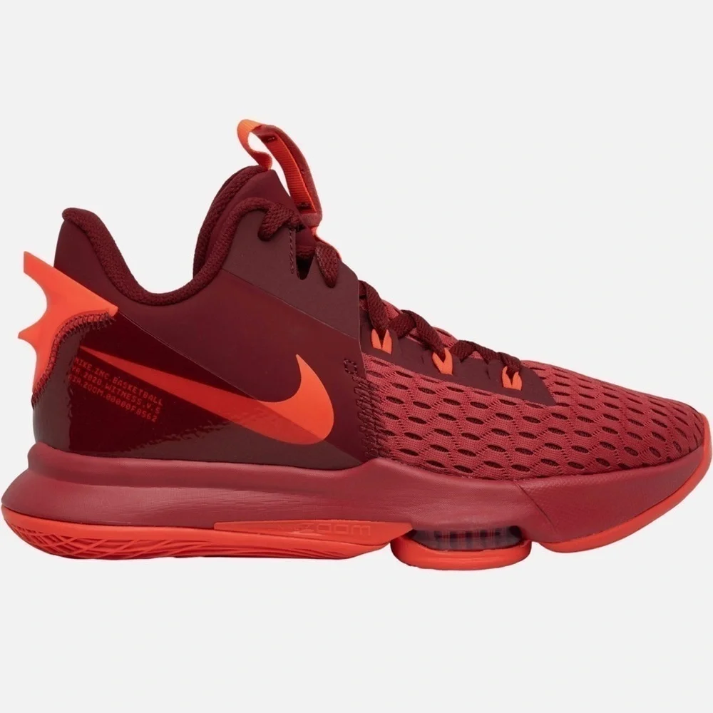 LeBron Witness 5 sz 11.5 Crimson Red